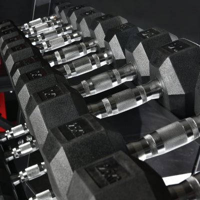Swiss Barbell 2.5kg-30kg 12 Pair Hex Dumbbell Set
