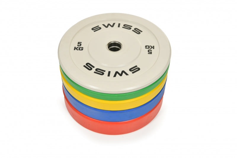 Swiss Barbell 150kg Olympic Colour Bumper Plate Set