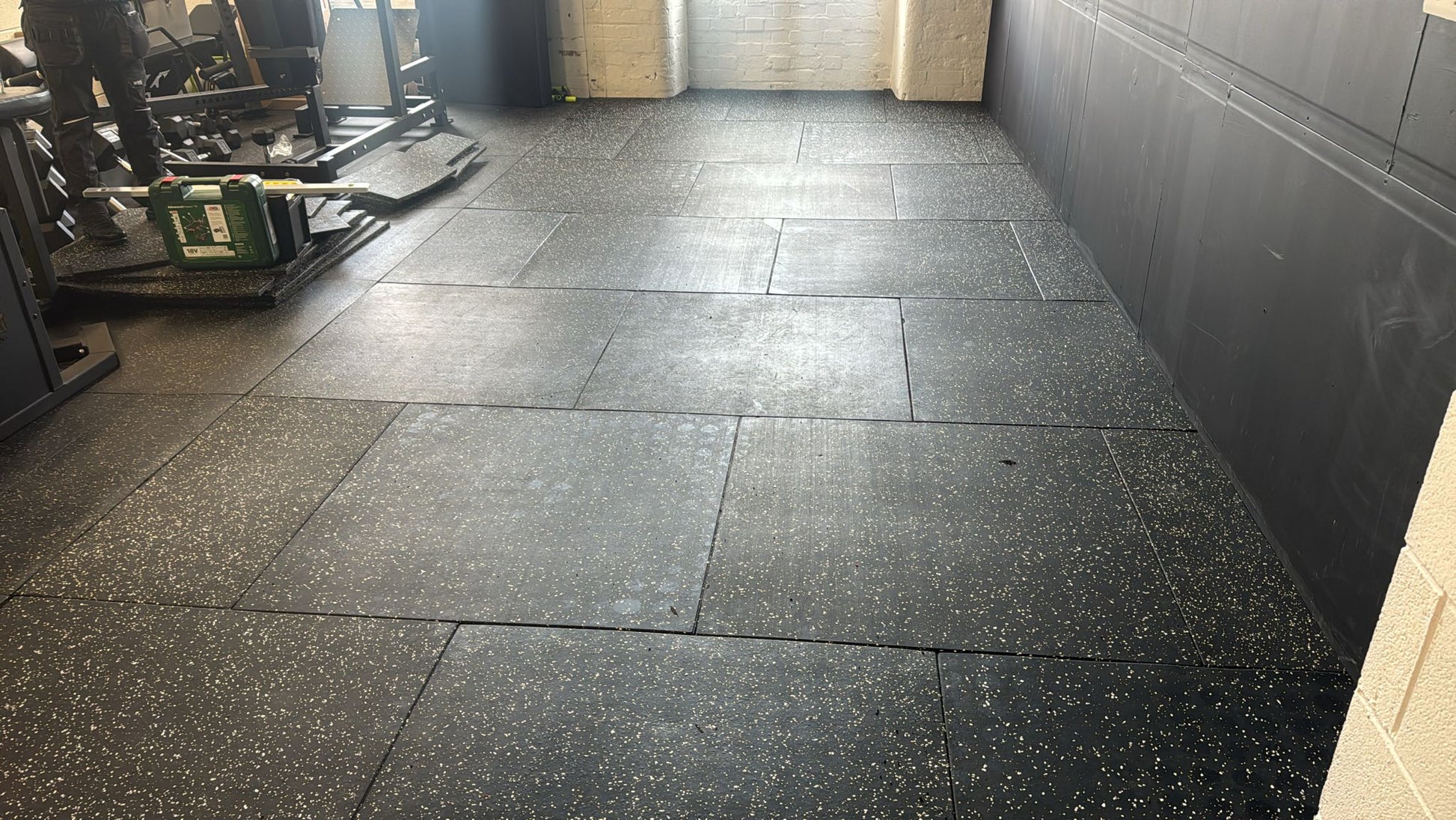 Platinum Rubber Gym tile (15mm)