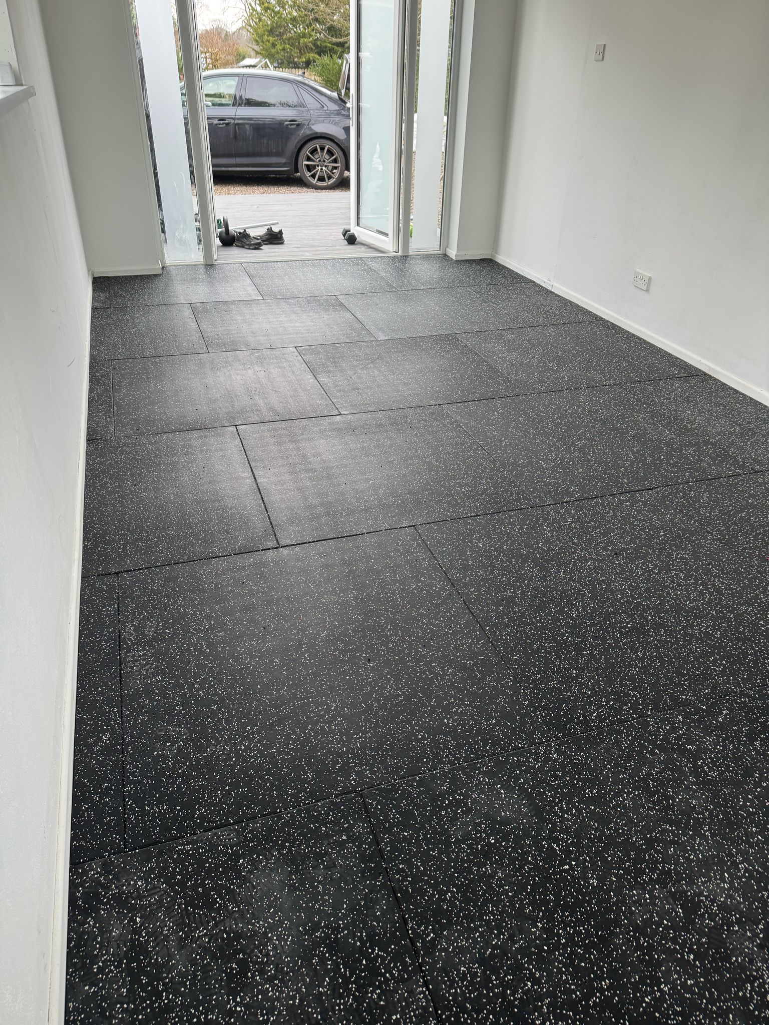 Platinum Rubber Gym tile (15mm)