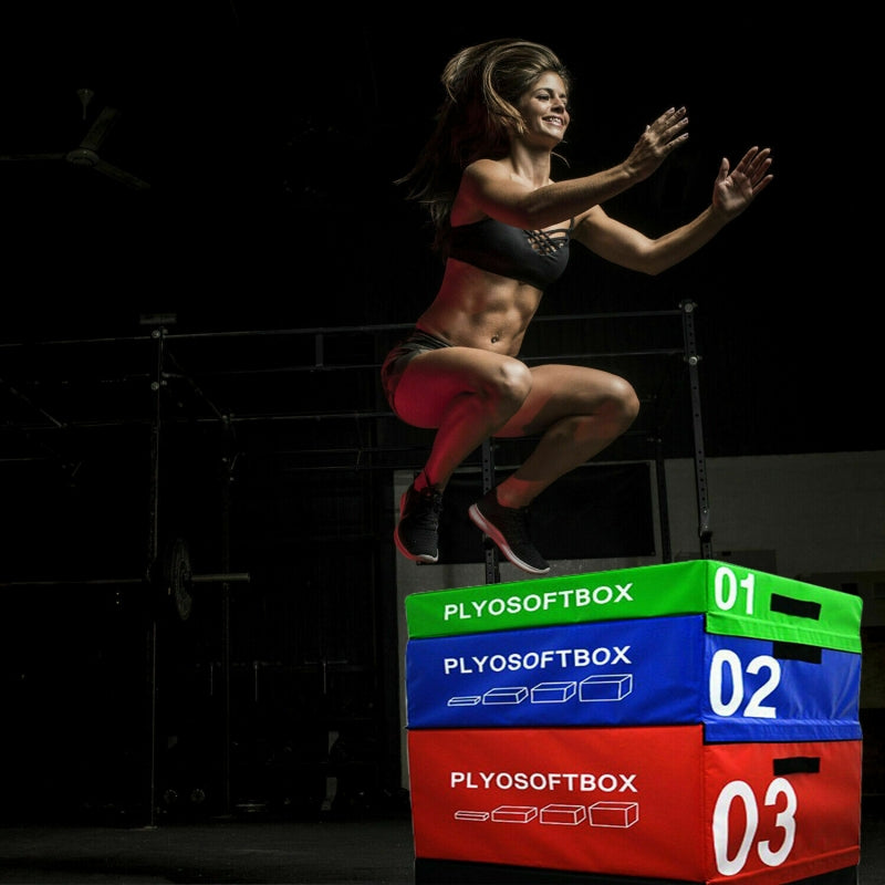 Swiss Stackable Plyometric Box Set