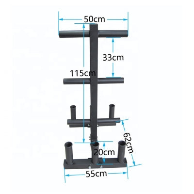 Swiss Olympic Weight Tree & Bar Storage